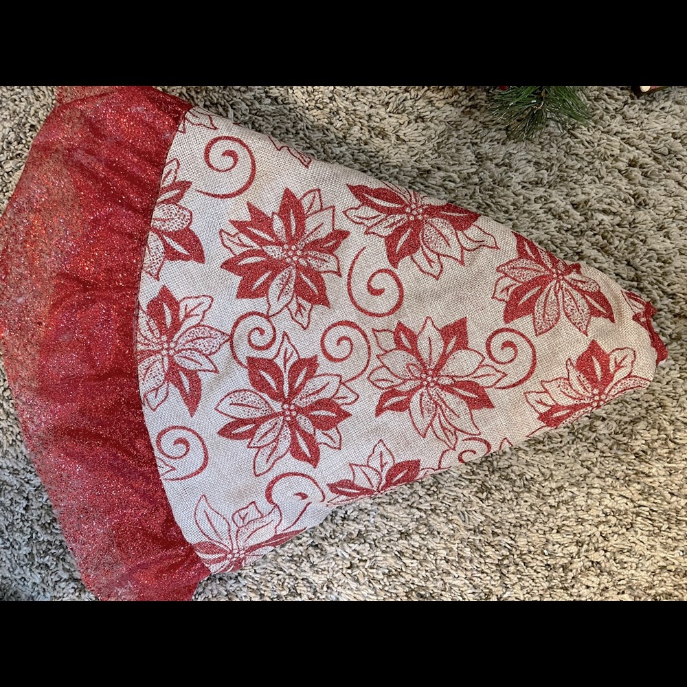 Christmas tree skirt.